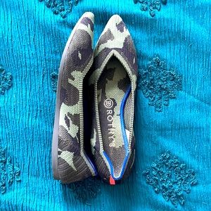 Camo Rothy’s. Like new.
